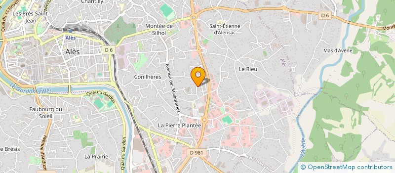 localisation de l'entreprise ANCIENS GUERILLOS ESPAGNOLS FFI GARD LOZERE  ALES