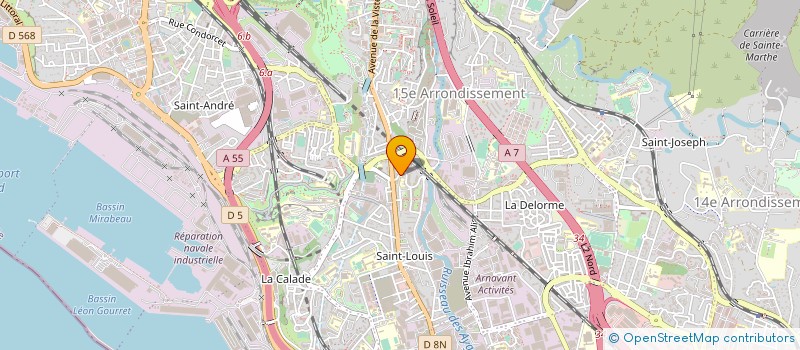 localisation de l'entreprise ANCIENS MATERIAUX PASCAL à MARSEILLE