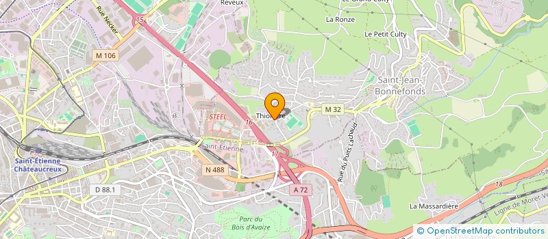 localisation de l'entreprise ANCIENS PRISONNIERS DE GUERRE  SAINT-JEAN-BONNEFONDS