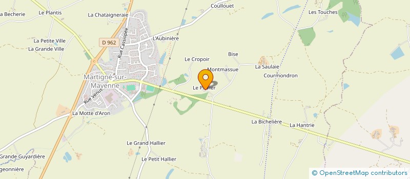 localisation de l'entreprise ANCIENS PRISONNIERS DE GUERRE à MARTIGNE-SUR-MAYENNE