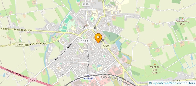 localisation de l'entreprise ANCIENS SAPEURS-POMPIERS DE BAILLEUL à BAILLEUL