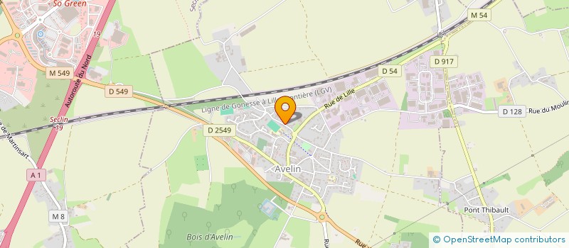 localisation de l'entreprise ANCIENS TRANSPORTS DES FLANDRES à AVELIN