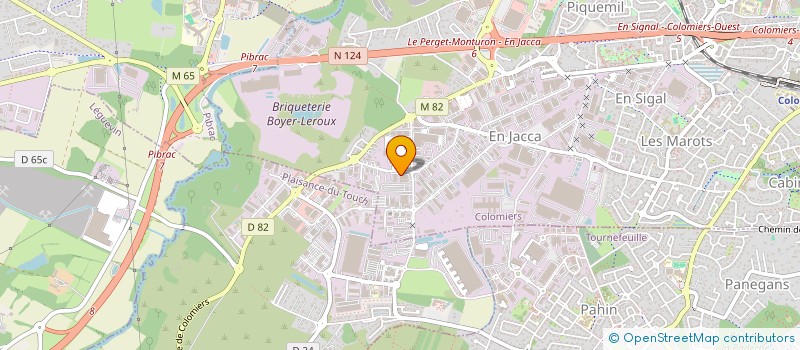localisation de l'entreprise ANCIZAN à COLOMIERS
