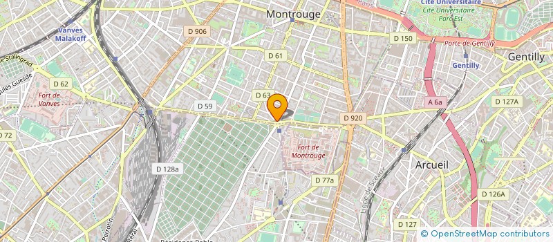 localisation de l'entreprise ANCK SERIVCES  MONTROUGE
