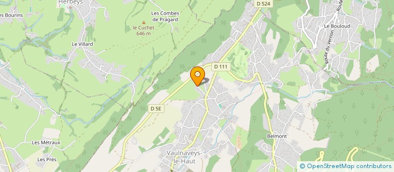 localisation de l'entreprise ANCKOREL à VAULNAVEYS-LE-HAUT