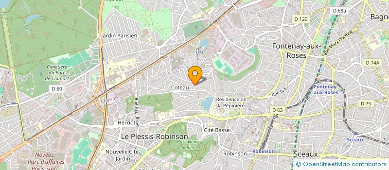 localisation de l'entreprise ANCKY à LE PLESSIS-ROBINSON