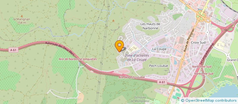 localisation de l'entreprise ANCLEFA à NARBONNE