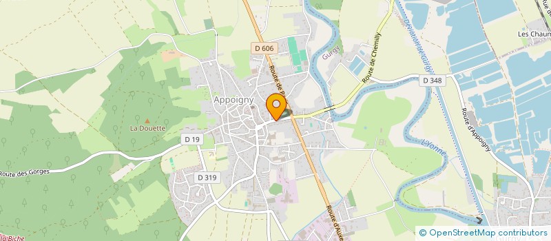 localisation de l'entreprise ANCLEMONIA  APPOIGNY