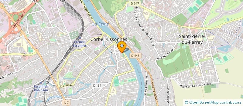 localisation de l'entreprise ANCLOMA à CORBEIL-ESSONNES