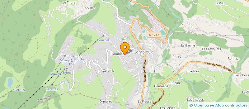 localisation de l'entreprise ANCM COLLECTION MONTAGNE  COMBLOUX
