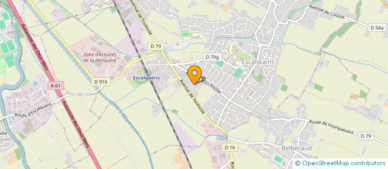 localisation de l'entreprise ANCO  ESCALQUENS