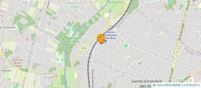 localisation de l'entreprise ANCOFRAN  VILLIERS-SUR-ORGE