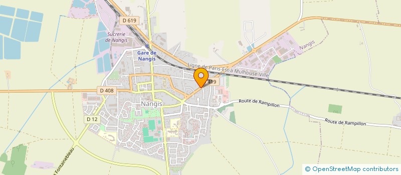 localisation de l'entreprise ANCOLA DISTRIBUTION à NANGIS
