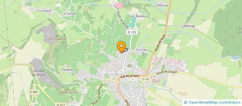 localisation de l'entreprise ANCOLE  BUXY