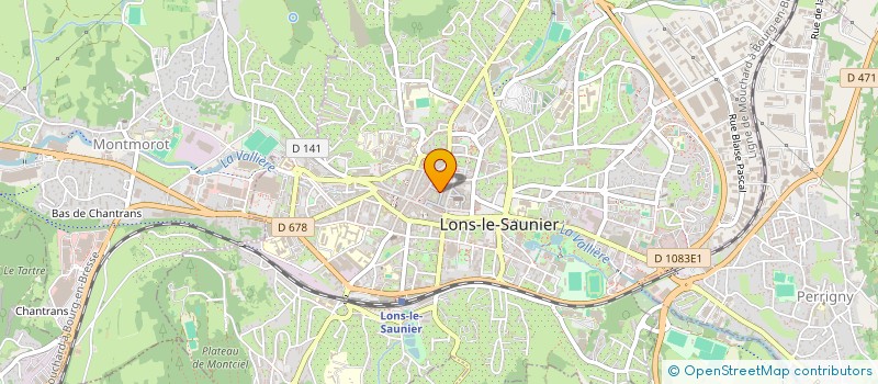 localisation de l'entreprise ANCOLIE à LONS-LE-SAUNIER