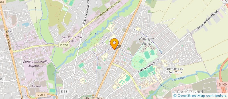 localisation de l'entreprise ANCOLIE  BOURGES