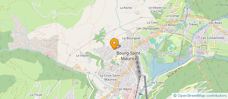 localisation de l'entreprise ANCOLIE  MONTVALEZAN