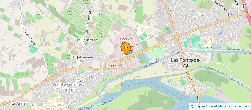 localisation de l'entreprise ANCOLIE  LES PONTS-DE-CE