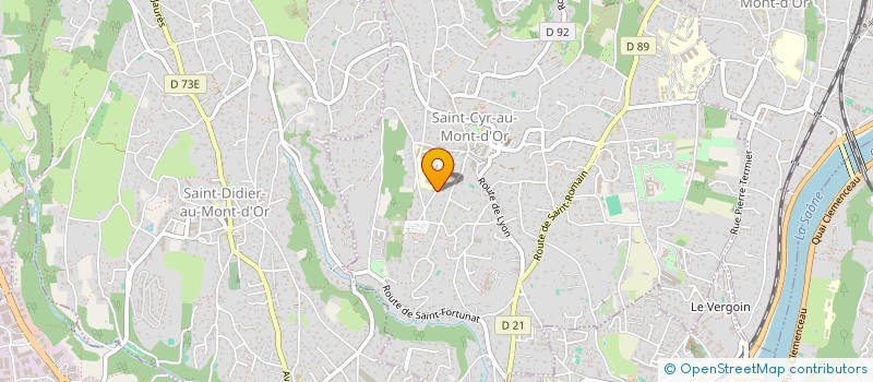 localisation de l'entreprise ANCOLIE ET CAMELIA  SAINT-CYR-AU-MONT-D'OR