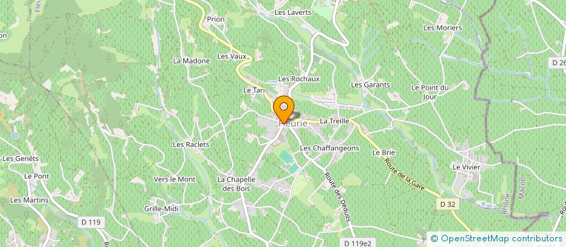 localisation de l'entreprise ANCOMUR  FLEURIE