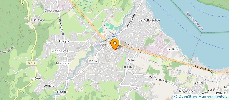 localisation de l'entreprise ANCONSEILS à SAINT-JORIOZ