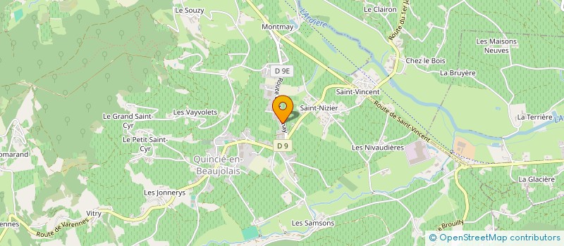 localisation de l'entreprise ANCOR  QUINCIE-EN-BEAUJOLAIS