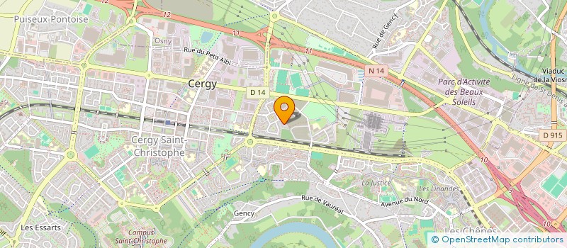 localisation de l'entreprise ANCOREL  CERGY