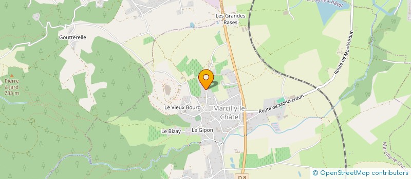 localisation de l'entreprise ANCP HOLDING  MARCILLY-LE-CHATEL