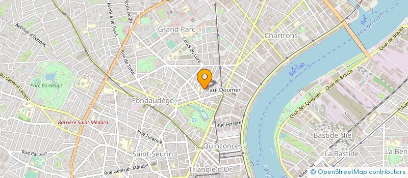 localisation de l'entreprise ANCRAGE à BORDEAUX