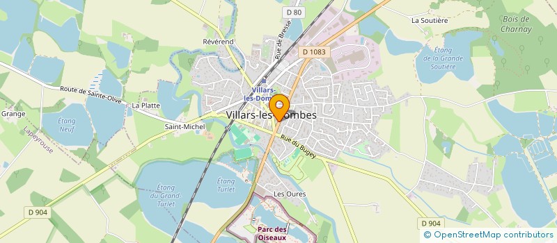 localisation de l'entreprise ANCRAGE à VILLARS-LES-DOMBES