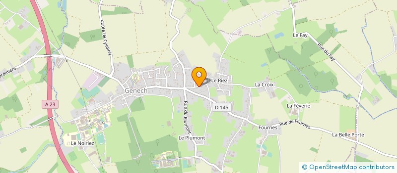 localisation de l'entreprise ANCRAGE  GENECH