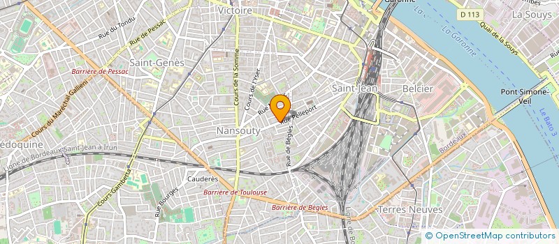 localisation de l'entreprise ANCRAGE  BORDEAUX