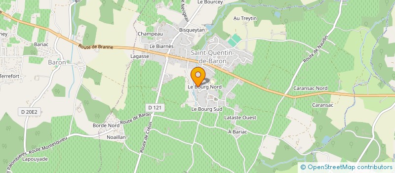 localisation de l'entreprise ANCRAGE HOLDING  SAINT-QUENTIN-DE-BARON