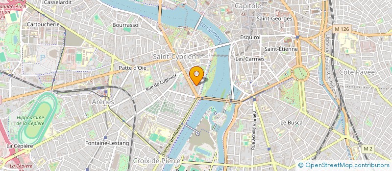 localisation de l'entreprise ANCRAGE & SENS  TOULOUSE