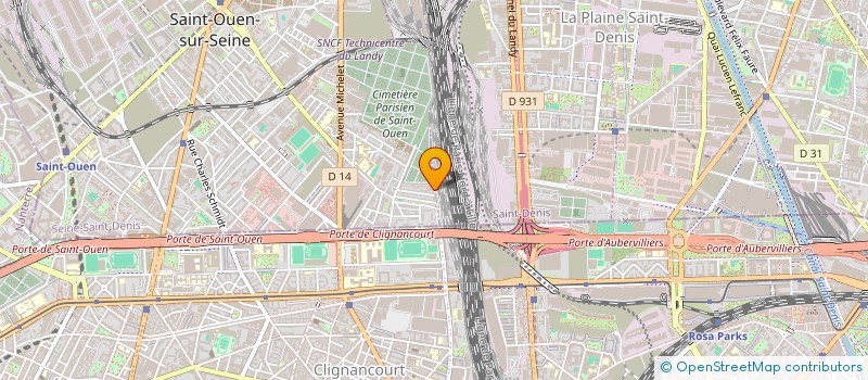 localisation de l'entreprise ANCRAGES à SAINT-OUEN-SUR-SEINE