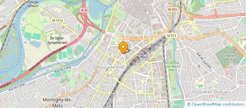 localisation de l'entreprise ANCRAGEST  METZ