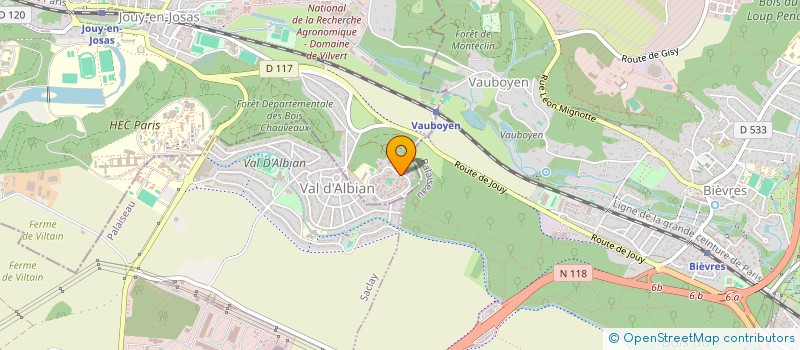 localisation de l'entreprise ANCRE 78  JOUY-EN-JOSAS