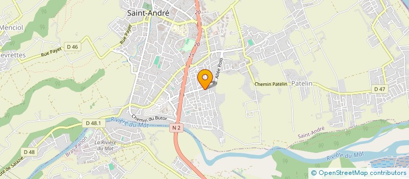 localisation de l'entreprise ANCRE à SAINT-ANDRE
