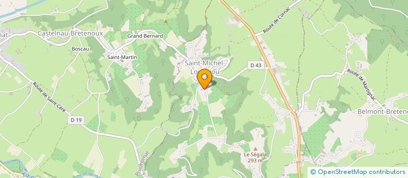 localisation de l'entreprise ANCRE ET PISTON  BRETENOUX