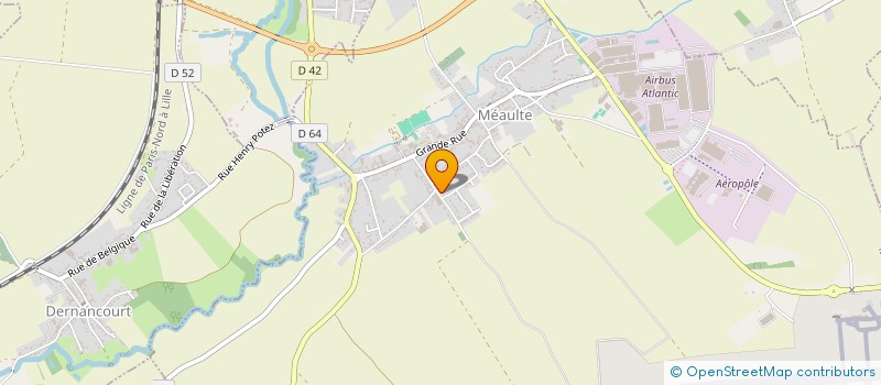 localisation de l'entreprise ANCRE IMMOBILIERS  MEAULTE