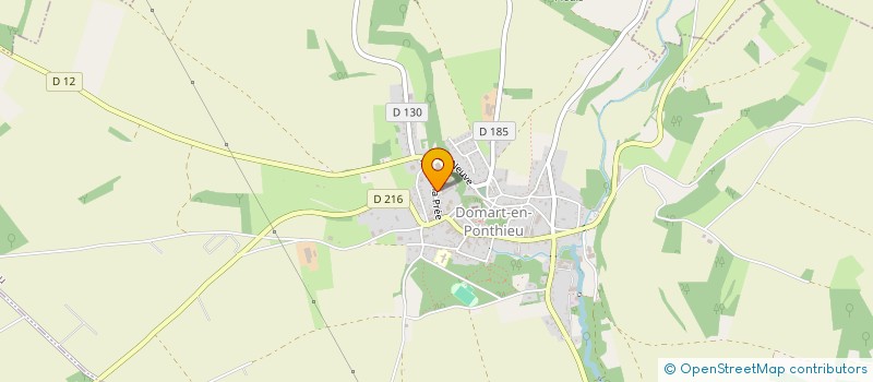 localisation de l'entreprise ANCRE NIEVRE INTERIM INSERTION à DOMART-EN-PONTHIEU
