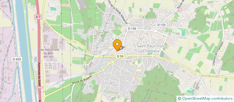localisation de l'entreprise ANCRE PRESTATIONS  SAINT-PAUL-TROIS-CHATEAUX