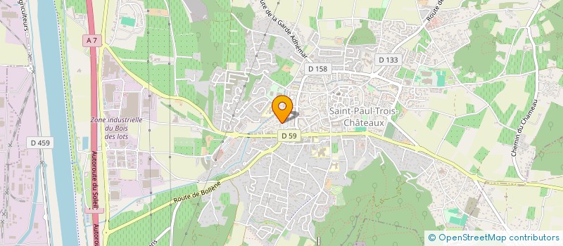 localisation de l'entreprise ANCRE RESSOURCES à SAINT-PAUL-TROIS-CHATEAUX