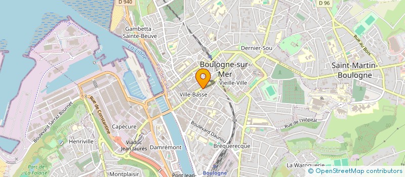 localisation de l'entreprise ANCRE TATTOO STUDIO  BOULOGNE-SUR-MER