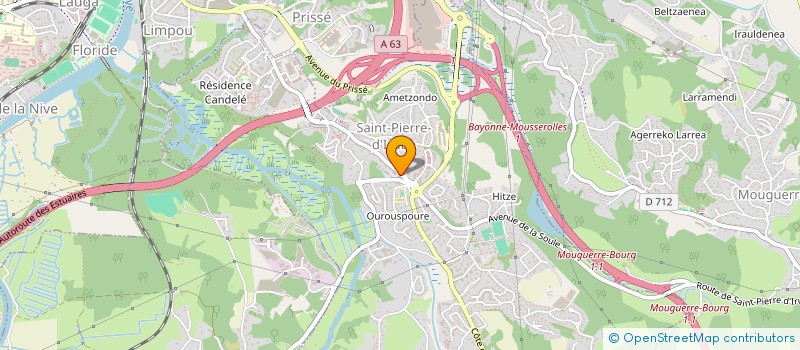 localisation de l'entreprise ANCURA EXPERTISE PAIE  SAINT-PIERRE-D'IRUBE