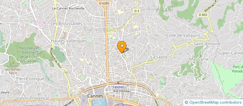 localisation de l'entreprise ANCUTA à CANNES