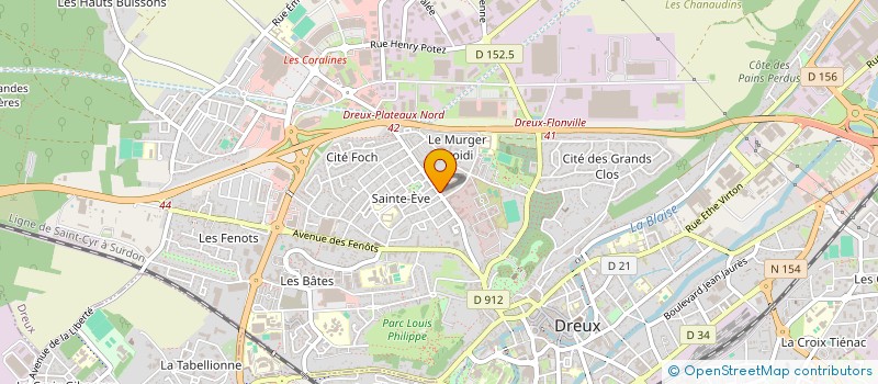 localisation de l'entreprise ANCWEB à DREUX