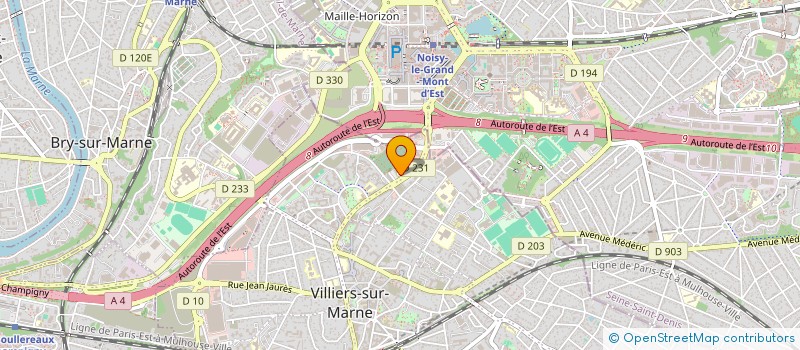 localisation de l'entreprise ANCY à VILLIERS-SUR-MARNE