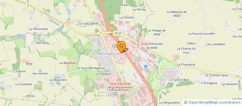 localisation de l'entreprise AND  LA MEZIERE