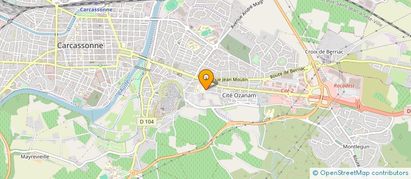 localisation de l'entreprise AND à CARCASSONNE